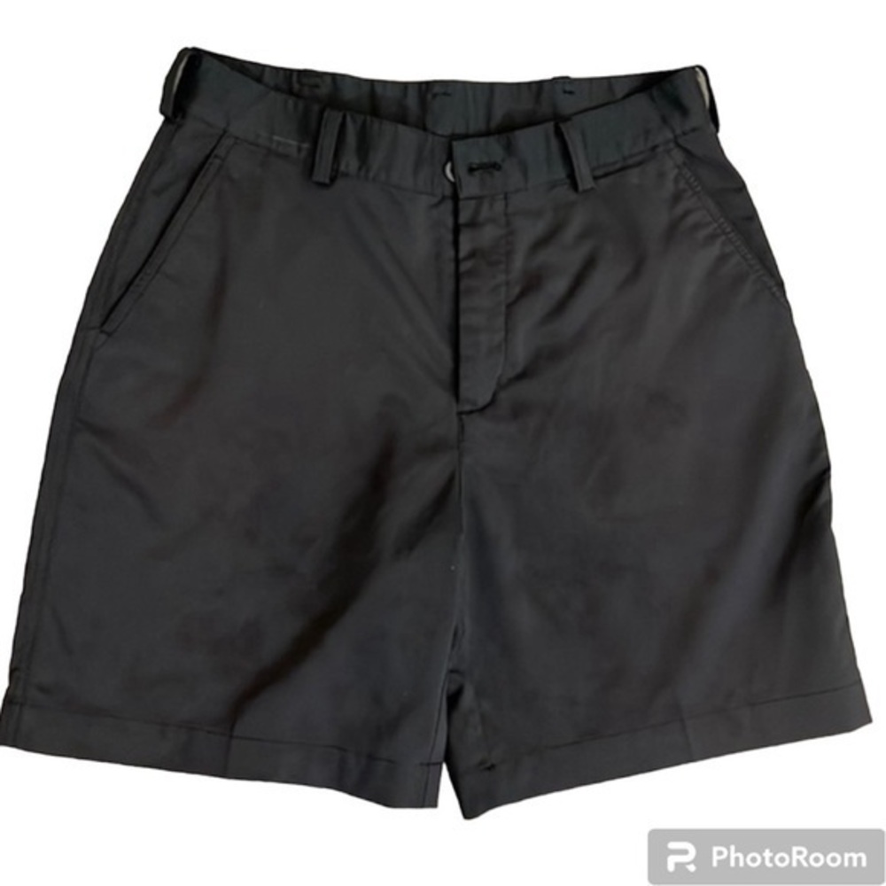 NIKE Black Golf Youth Performance Logo Swoosh Shorts Pockets Size Large‎ (14-16)